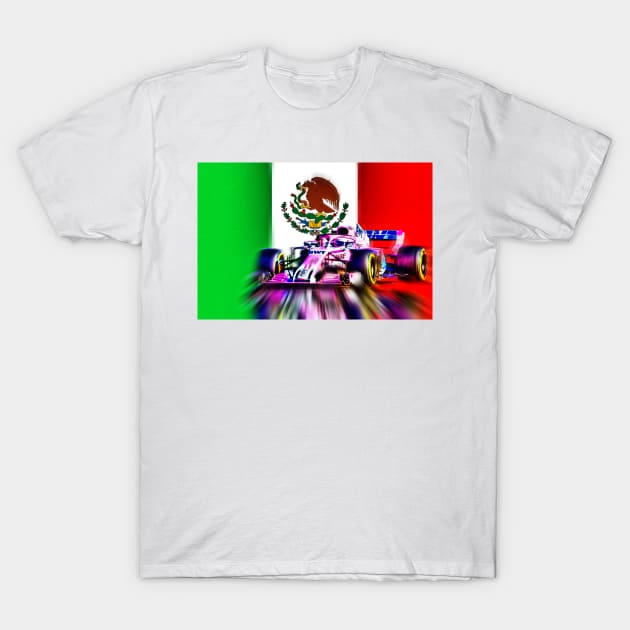 Sergio Perez - Mexico T-Shirt by DeVerviers